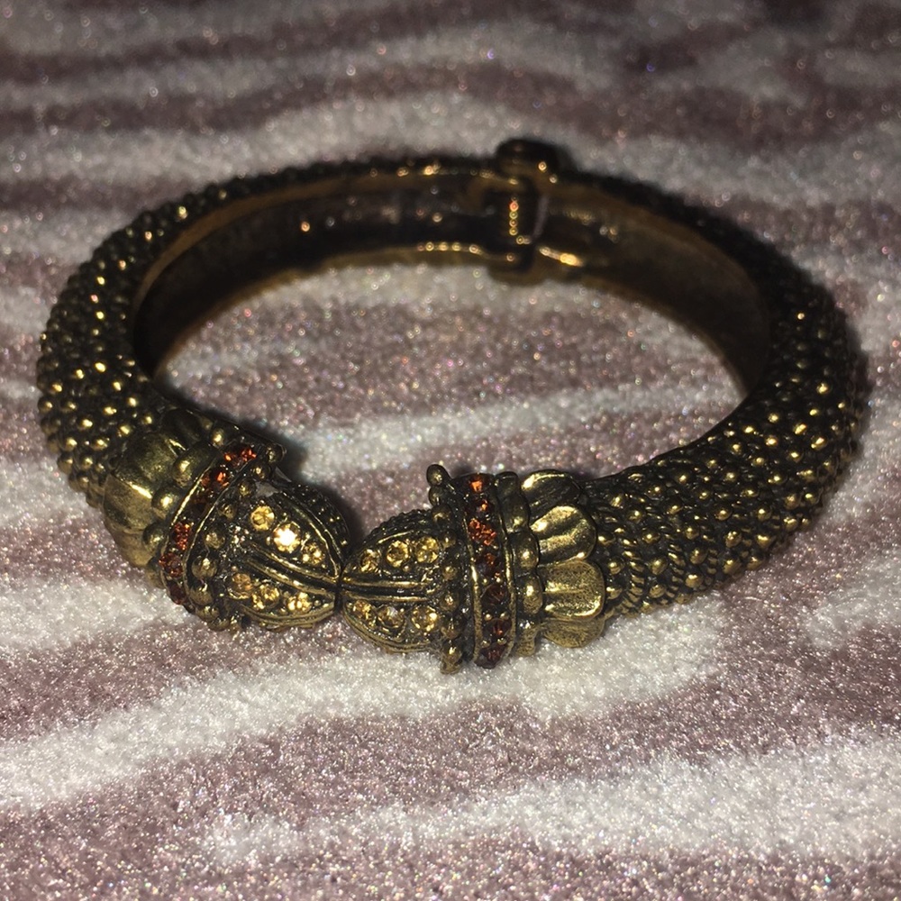 Gold Rhinestone Bangle